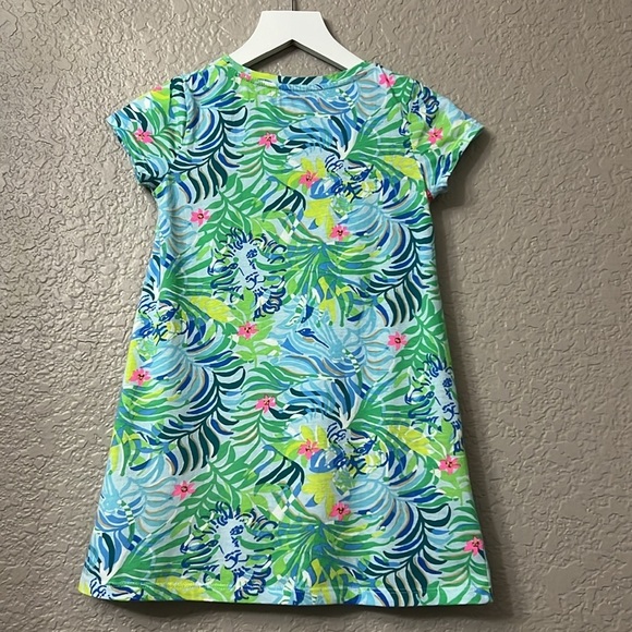BOGO Lilly Pulitzer Girls cotton dress. Lion print Size small 4-5 - Picture 3 of 9